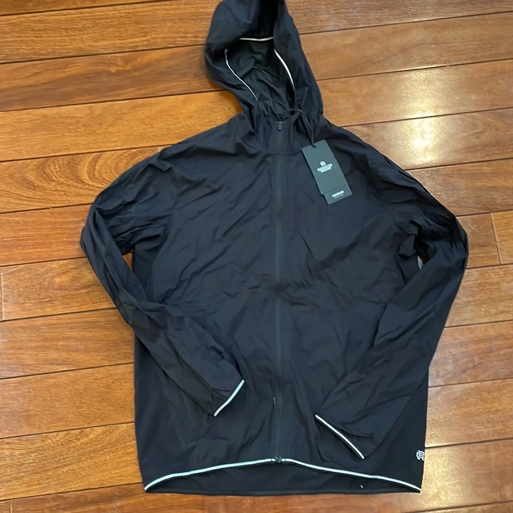NWT Mens Reigning Champ Running Jacket - Black - Picture 4 of 7